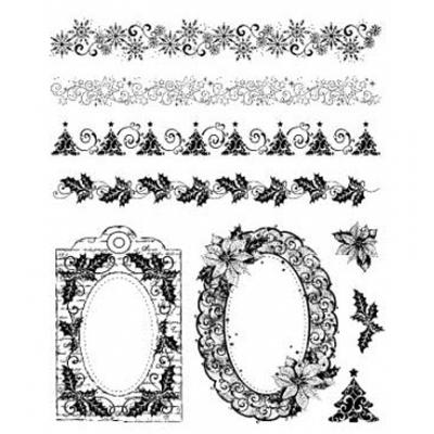 Viva Decor Clear Stamps - Weihnachtsborduren und Rahmen